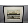 Image 1 : Limited edition vintage framed print 33/62 titled "Waterfowl Lake, Jasper-Banff Highway signed by ar