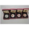 Image 1 : Four Royal Canadian mint boxed lenticular 3D coloured collector's coins including "Holiday Toy Box',