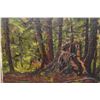 Image 1 : Framed oil on board painting, marked on verso "Forest Interior, Franz Johnston 1921" and signed Fran