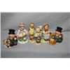 Image 1 : Selection of Goebel collectibles including vintage girl with watering jug marked with full bee, a pa