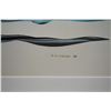 Image 2 : Shadow box framed three dimensional mixed media whale picture signed by artist D. Nicholson '88, 9" 