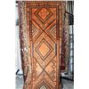 Image 1 : 100% wool area rug hook style rug with triple medallion, multiple wide border, geometric tiles in sh