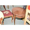 Image 2 : Selection of mid 20th century mismatched furniture including two French Provincal occasional tables 