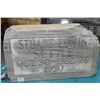 Image 1 : Small engraved granite headstone, 8" in height and 14" in width X 4" in depth, perfect for authentic