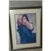 Image 2 : Four vintage framed prints including "the Kings of Hearts", "Her Future" and two untitled