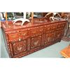 Image 1 : Exquisite Asian sideboard with four doors and four drawers and each visible panel is beautifully inl
