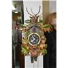 Image 1 : German made hunt scene Black Forest cuckoo clock working at time of cataloguing