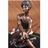 Image 1 : Vintage Seductive Lady Bronze Sculpture