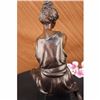 Image 2 : Vintage Seductive Lady Bronze Sculpture