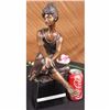 Image 5 : Vintage Seductive Lady Bronze Sculpture