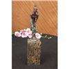 Image 1 : Bronze Sculpture on Marble base Figurine