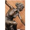 Image 2 : Lost Wax Dancer Bronze Sculpture on Marble Base