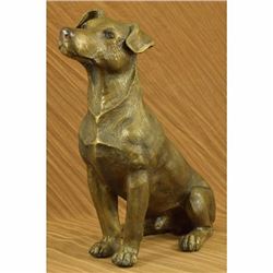 Jack Russell Terrier Dog Bronze Sculpture