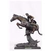 Image 9 : Cheyenne Bronze Sculpture on Marble Base Statue