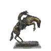 Image 10 : Wooly Chaps Bronze Sculpture Cowboy Horse