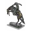 Image 6 : Wooly Chaps Bronze Sculpture Cowboy Horse