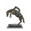 Image 7 : Wooly Chaps Bronze Sculpture Cowboy Horse