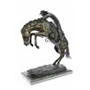 Image 8 : Wooly Chaps Bronze Sculpture Cowboy Horse