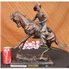 Image 5 : Signed Frederick Remington Solid Bronze Vintage Art deco Sculpture Large