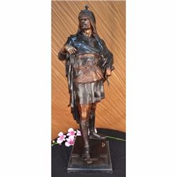European Military Warrior Prince Bronze Statue