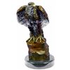 Image 9 : Bald Eagle Bronze Sculpture on Marble Base Statue