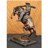 Image 3 : Bronco Buster On Marble Base Bronze Sculpture