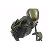 Image 6 : Skull Skeleton thinker Bronze Sculpture