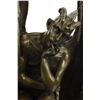 Image 2 : Lucifer Demon Fallen Angel Satan Bronze Sculpture on Marble Base Statue