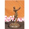 Image 1 : Golfing Trophy Bronze Sculpture on Marble Base Statue