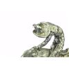Image 4 : Silver Plated Rattle Snake Bronze Sculpture