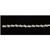 Image 3 : Ladies Emerald & Diamond Botanical Bracelet