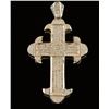 Image 1 : Masculine Mens Diamond Cross Pendant