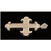 Image 4 : Masculine Mens Diamond Cross Pendant