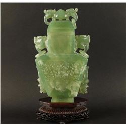 Chinese Jadeite Urn