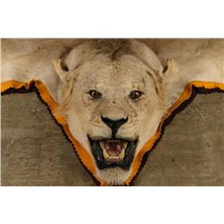 White African Lion Rug