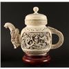 Image 5 : Pre Ban Antique Ivory Teapot
