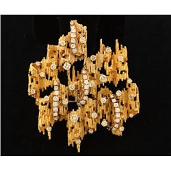 Timeless Abstract Ladies Diamond Pin