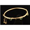 Image 2 : Lovely Emerald & Gold Bangle