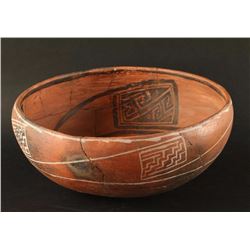 Anazasi Pre-Historic Zuni Glazeware Bowl