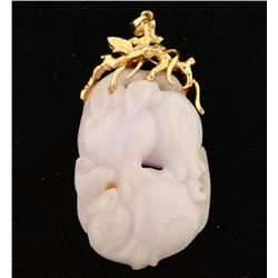 Lavender Jade Pendant