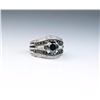 Image 2 : Classic Ladies Platinum/14 karat White Gold Ring