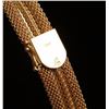 Image 3 : Beautiful 14 KT Yellow Gold and Diamond Necklace