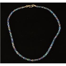 Ethiopian Smoked Opal Necklace