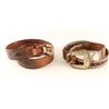 Image 1 : Lot of 2 Western Belts