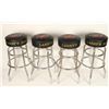 Image 1 : Lot of 4 Budweiser Barstools