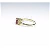 Image 2 : Very Nice Ring Featuring a Red Emerald Cut Ruby