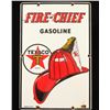 Image 1 : Vintage Fire Chief Gasoline Pump Sign