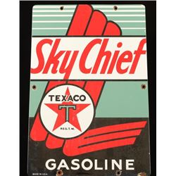 Vintage Sky Chief Texaco Gas Pump Sign