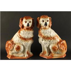 Collection of 2 Porcelain King Charles Figurines
