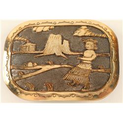 Navajo Sterling Belt buckle